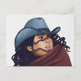 Cowgirl Helg Vykort
