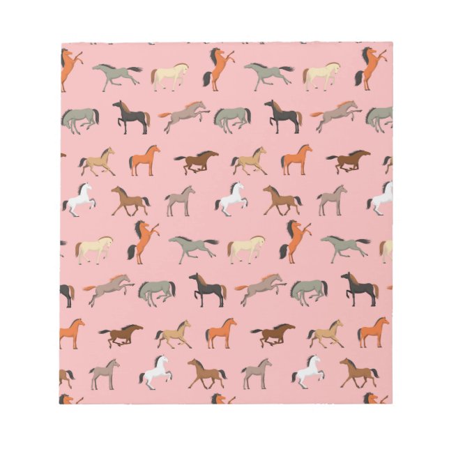 Cowgirl Horse Lover Gift, Women & Girls Kid Anteckningsblock (Framsida)