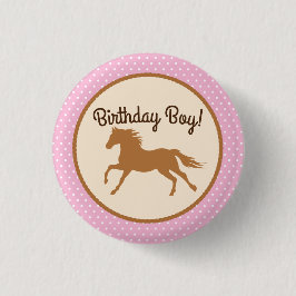 Cowgirl Horse Pony Cute 1st Birthday Party Theme Knapp