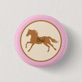 Cowgirl Horse Pony Cute 1st Birthday Party Theme Knapp