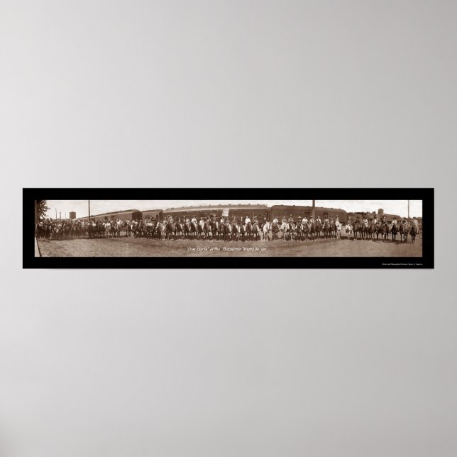 Cowgirl in OR Photo 1911 Poster (Framsidan)