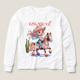 Cowgirl Joyrid - Spoted Horse Westerna Äventyr T Shirt