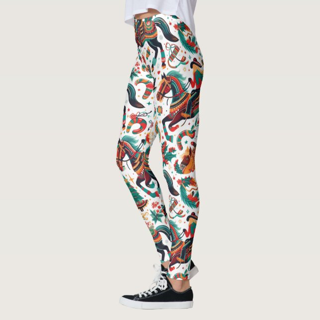 Cowgirl-jul Leggings (Vänster)