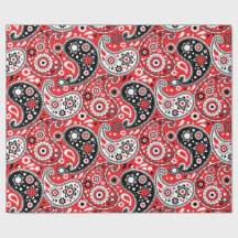 Cowgirl jul Red Paisley Land Westernare