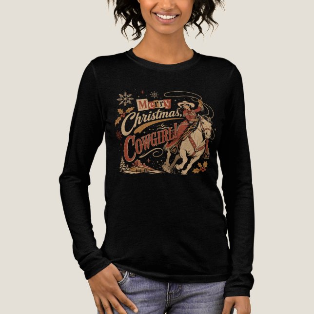 Cowgirl jul t shirt (Framsida)
