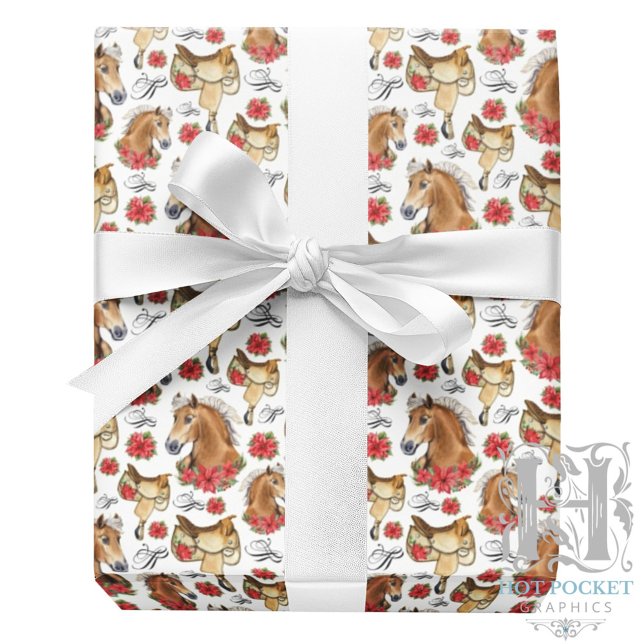Cowgirl julklappspapper presentpapper (Skapare uppladdad)