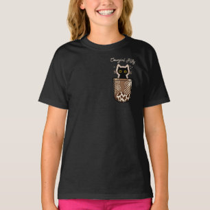 Cowgirl Kitty Fick - Rhinestone Katt i Västerländs T Shirt