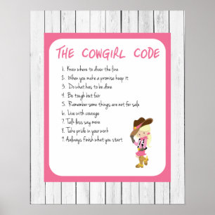 Cowgirl-koden Poster