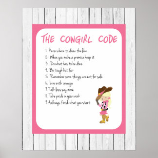 Cowgirl-koden Poster