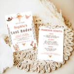 Cowgirl Last Rodeo Bachelorette Party Inbjudningar<br><div class="desc">Cowgirl Last Rodeo Bachelorette Party-inbjudan</div>