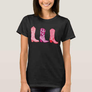 Cowgirl Linedance, Boot Cowboy Western T Shirt