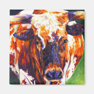 Cowgirl - Longhornkomagnet Magnet