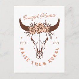 Cowgirl mamma mamma hemestead mors dag vykort
