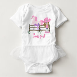 Cowgirl med hästen t shirt