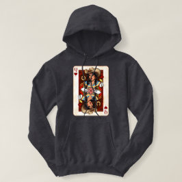 Cowgirl Midwest Queen of Hearts Card - Kärlek Tur T Shirt
