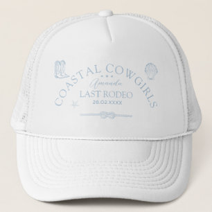 Cowgirl Nautical Western Bachelorette Keps
