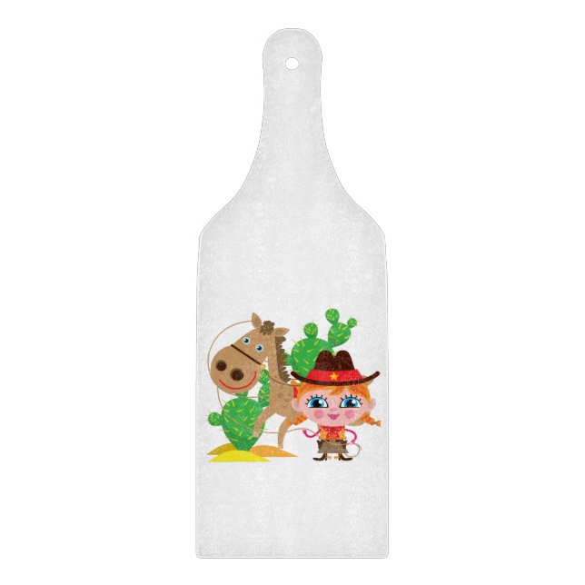 Cowgirl och häst (Framsidan)