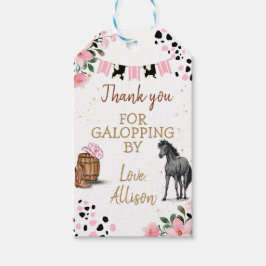 Cowgirl Pony Presentetikett