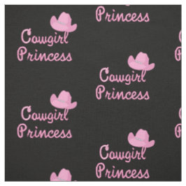 Cowgirl Princess med Rosa Hat Tyg
