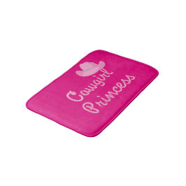 Cowgirl Princess Rosa Hat Bath Mat Badrumsmatta