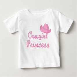 Cowgirl Princess Text med Hat Tee Shirt