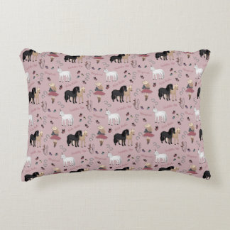 Cowgirl Print Pillow Prydnadskudde
