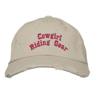 Cowgirl Riding Gear Broderad Keps
