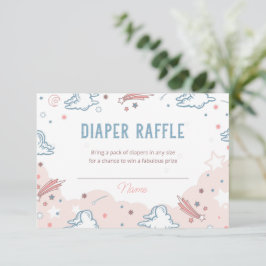 Cowgirl Rodeo Baby Shower Diaper Raffle Card Inbjudningar