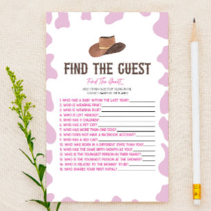 Cowgirl Rodeo hittar gästbabyvilan Brevpapper
