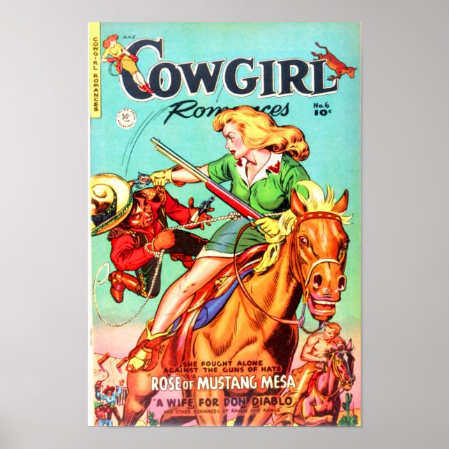 Cowgirl Romantik - Ro of Mustang Mesa Poster (Framsidan)