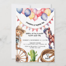 Cowgirl Rootin'Tootin's Time Birthday Investigatio