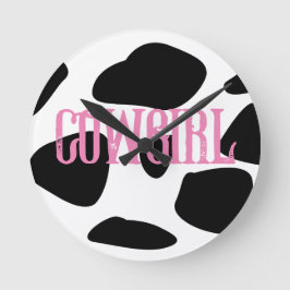 cowgirl rund klocka