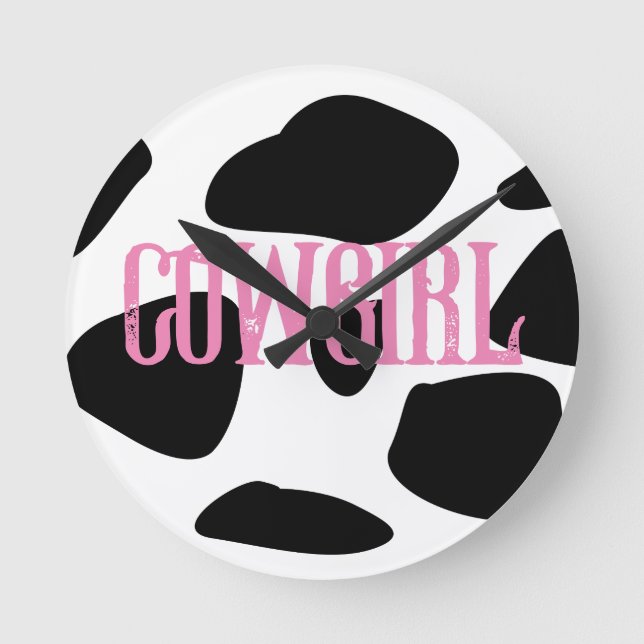 cowgirl rund klocka (Framsida)