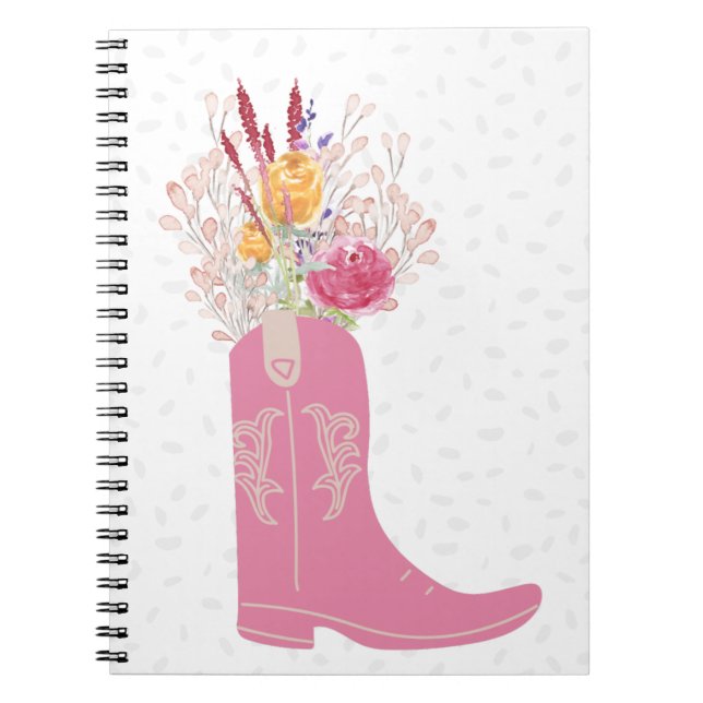 Cowgirl Southern Chic Journal Anteckningsbok (Framsidan)
