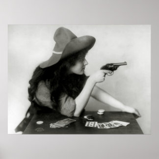 Cowgirl Spelare: 1912 Poster