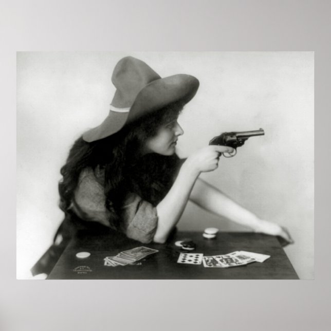 Cowgirl Spelare: 1912 Poster (Framsidan)
