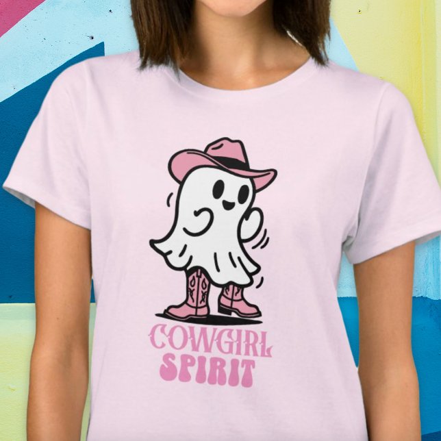 Cowgirl Spirit Halloween Cute Western Ghost Shirt T Shirt (Cowgirl Spirit Halloween Cute Western Ghost Shir)