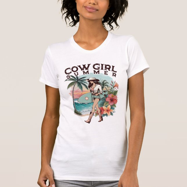 Cowgirl Summer T-Shirt (Framsida)