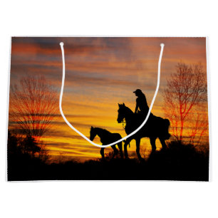 Cowgirl Sunset Horseback Ride Gift Bag