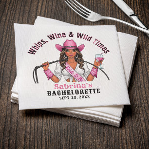 Cowgirl Systerfest Piskar Vin & Vilda Tider Pappersservett