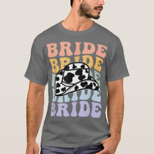 Cowgirl Systerparty Brud med Cowboyhatt T Shirt