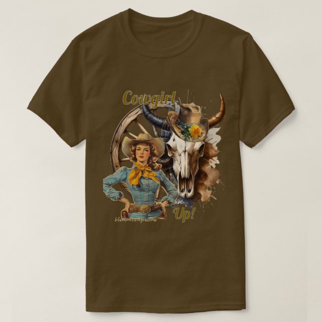 Cowgirl  t shirt (Design framsida)