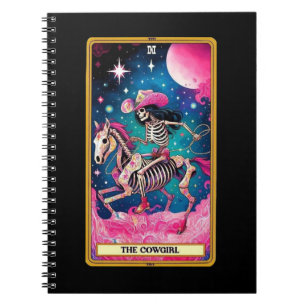 Cowgirl Tarot Card-samling för bärbara datorer Anteckningsbok