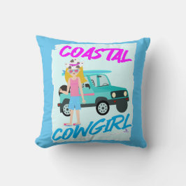 Cowgirl Trend Funny Design Art Kudde