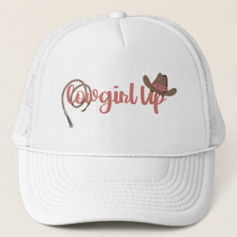Cowgirl Up Quote Cowboy Hat Lasso Keps
