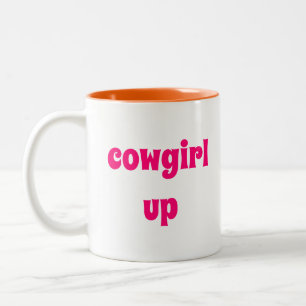 Cowgirl Up Two-Tone Coffee Mugg
