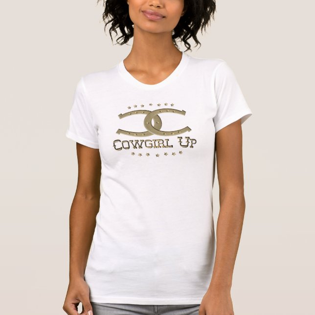 Cowgirl upp tee (Framsida)