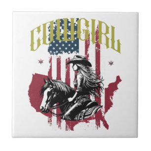 COWGIRL USA KAKELPLATTA