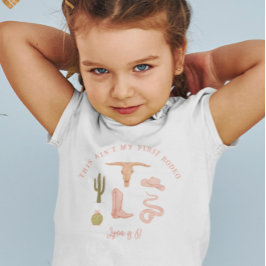 Cowgirl Valge Birthday Party T Shirt