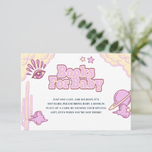 Cowgirl Väster Rodeo Baby Shower Bokar för Baby-ko Inbjudningar